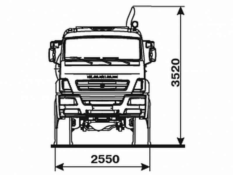 6560-3198-53 Шасси КамАЗ